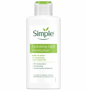 کرم آبرسان لایت سیمپل مدل لایت - 125 میل - Simple Light Moisturiser