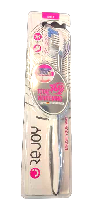 مسواک توتال وايتنينگ 360 ريجوي - مديوم و سافت - Rejoy Total Whitening 360
